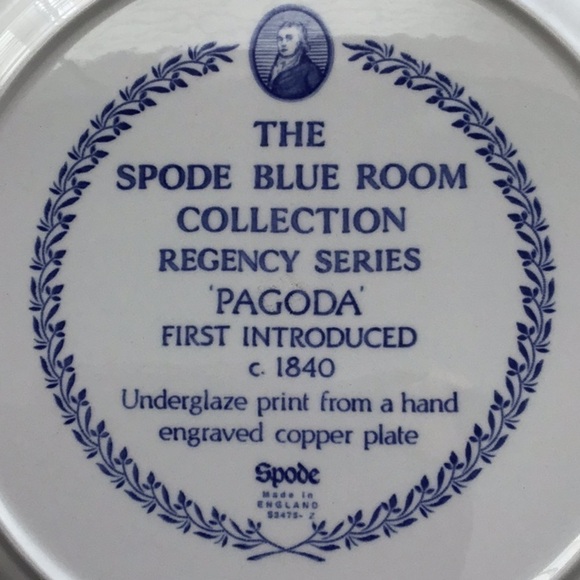 Spode Blue Room Plate, Vintage - Picture 3 of 7